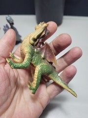 Mixed lot of (5) Hard Plastic Dragons Fantasy Dungeons & Dragons 2 Headed Hydra