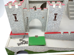 1960’s Britains Swoppet Knight Wooden Toy Castle FAO Schwarz