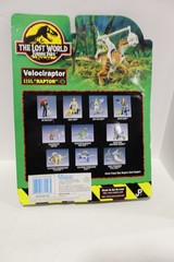 Jurassic Park Lost World Site B Raptor Velociraptor w/ Restraining Gear bOX nm