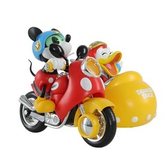 52TOYS Disney Mickey Donald Speed Squad Motorcycle Blind Box Figure LED Toy Gift