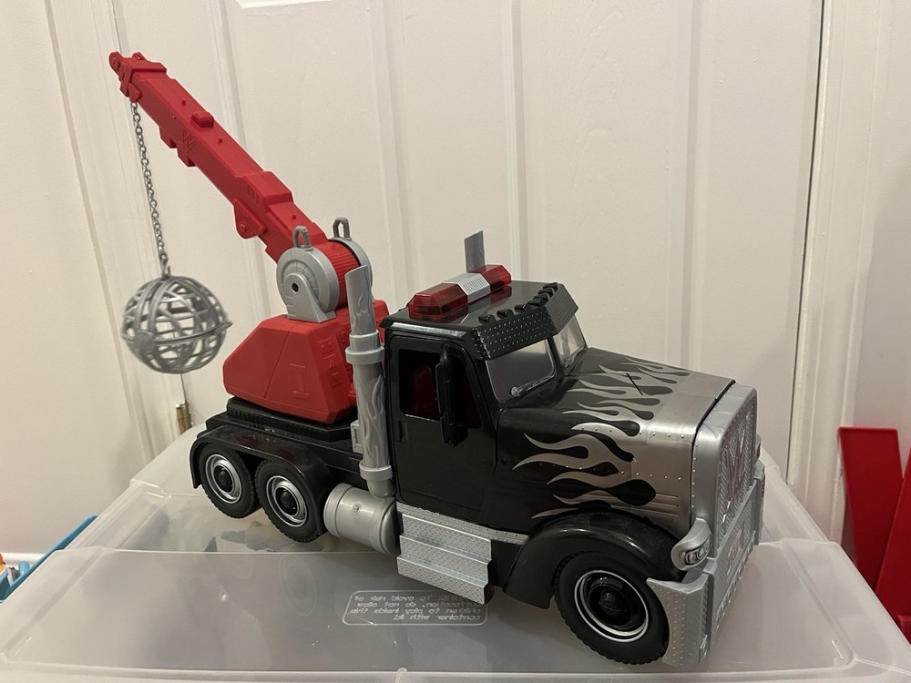 MATTEL WWE WREKKIN RAMPAGE RIG VEHICLE Semi Truck Wrestling Figure Set Complete