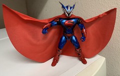 Custom DC McFarlane Mezco Superman Armor Wired Cloth 1:12 CAPE ONLY Not Figure