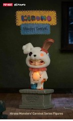 POP MART Hirono Monsters Carnival Series Confirmed Figure Sealed Bag in Open Box