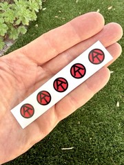 Vintage Gi Joe Reproduction AT chest logo stickers *set of 10* FREE SHIPPING