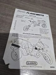 1989 Vintage Rare Jiraya’s Flash Moto Glasslite Brazil 🇧🇷 (exclusive)
