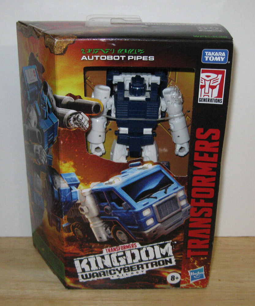 Transformers War for Cybertron ~ Kingdom Deluxe WFC-K32 Autobot Pipes ~ NIP