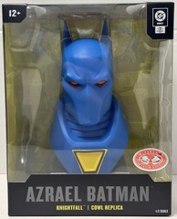 McFarlane DC Direct AZREAL BATMAN KNIGHTFALL Cowl Replica RED PLATINUM CHASE