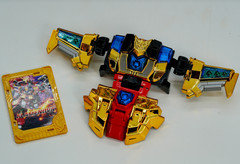 Metal Cardbot S FLAMENOVA Transformer Robot Fire Car Korean Toy