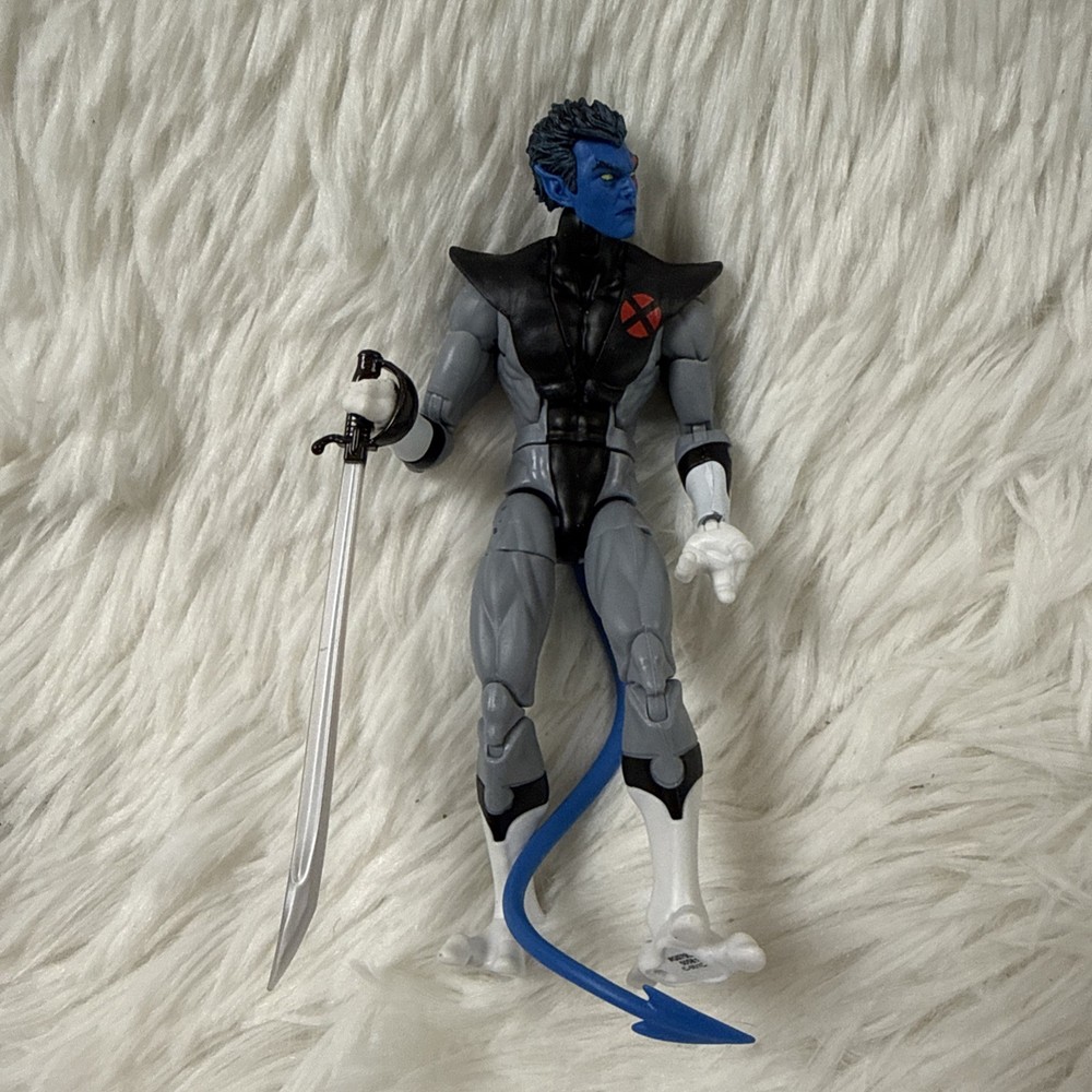 Marvel Legends X-Force Nightcrawler Nemesis BAF 6″ Figure Hasbro with Sword
