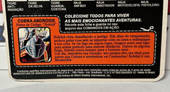 GI Joe Estrela BATS / ANDROIDE ROBOID *ON REPRO CARD NOT MOC! Please Read Brazil