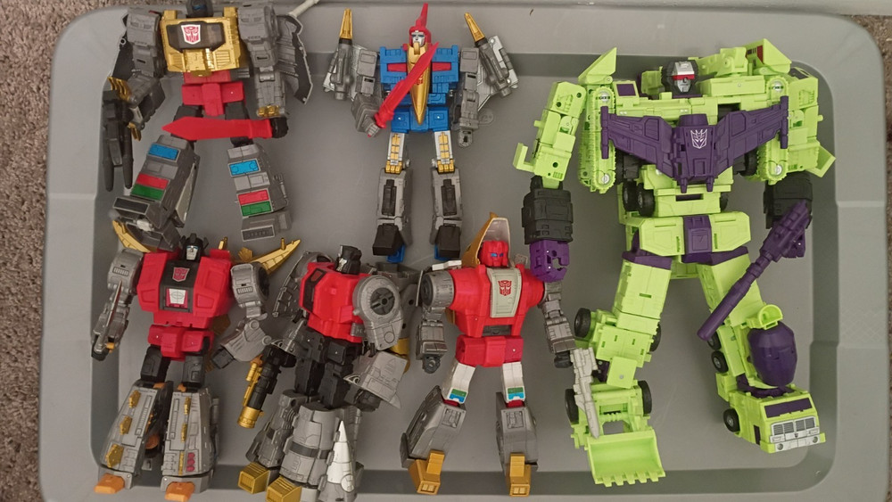 Transformers Studio series 86 Devastator & Dinobot Grimlock Snarl Slug lot