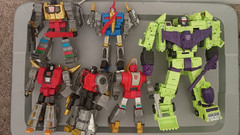 Transformers Studio series 86 Devastator & Dinobot Grimlock Snarl Slug lot