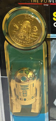 Star Wars Vintage Kenner 1985 POTF 92 Back R2-D2 w/POP UP Saber Graded AFA 90!!!