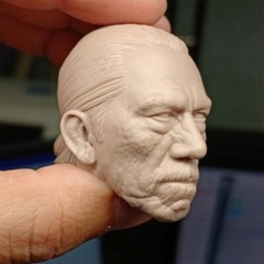 1/6 Model Danny Trejo Solider Man Head Sculpt Fit 12″ DIY Hot Toys Hero Figures