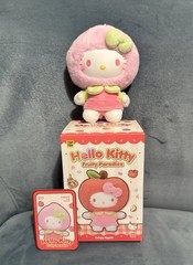 Top Toy Hello Kitty Fruity Paradise Opened Plush Pendant – Soft Peach