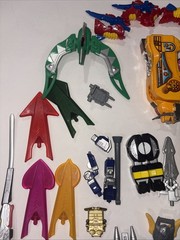 Power Rangers Parts And Weapons Lot And Others 90s Toys Parts