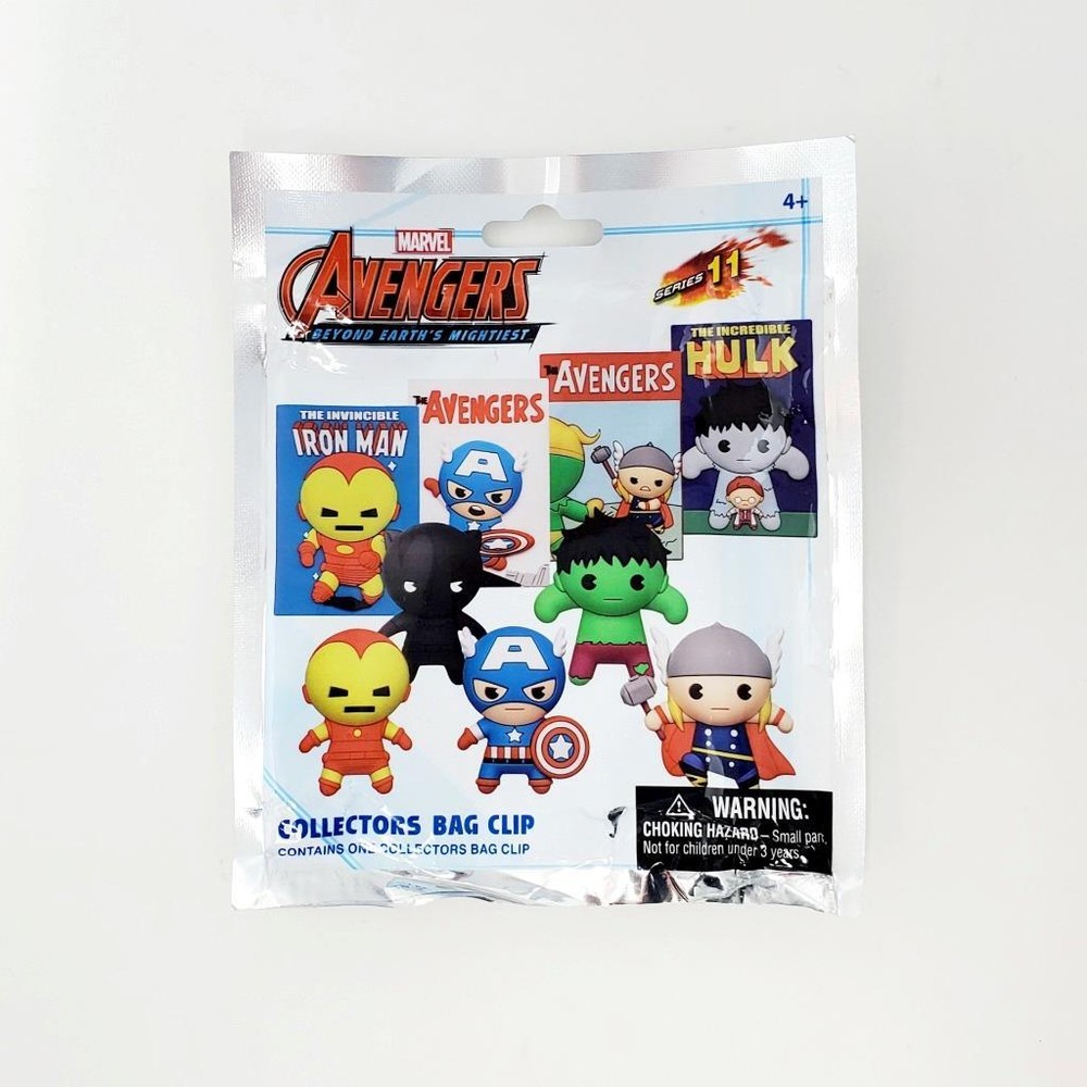 Marvel Avengers Series 11 Beyond Earth’s Mightiest 3D Bag Clip – YOU CHOOSE!