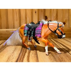 Vintage 1998 Barrel Race Horse 7.5” Tall
