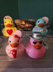 2.5″ 2025 Target Valentine’s Day Rubber Ducks – Set of 4 – Bullseye – J33P