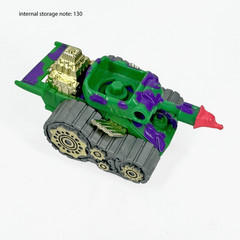Kenner Rat Fink Rad Rods Tank Vehicle 1990 Green Purple Gold Cannon