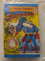 Complete Set 8 1981 Leaf DC Secret Origin Mini Comics 6 STILL SEALED WITH CANDY!