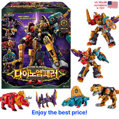 Miniforce Dinoid Warrior Dino Emperor EX Transformer Robot K TOY 13.8in 2026 NEW