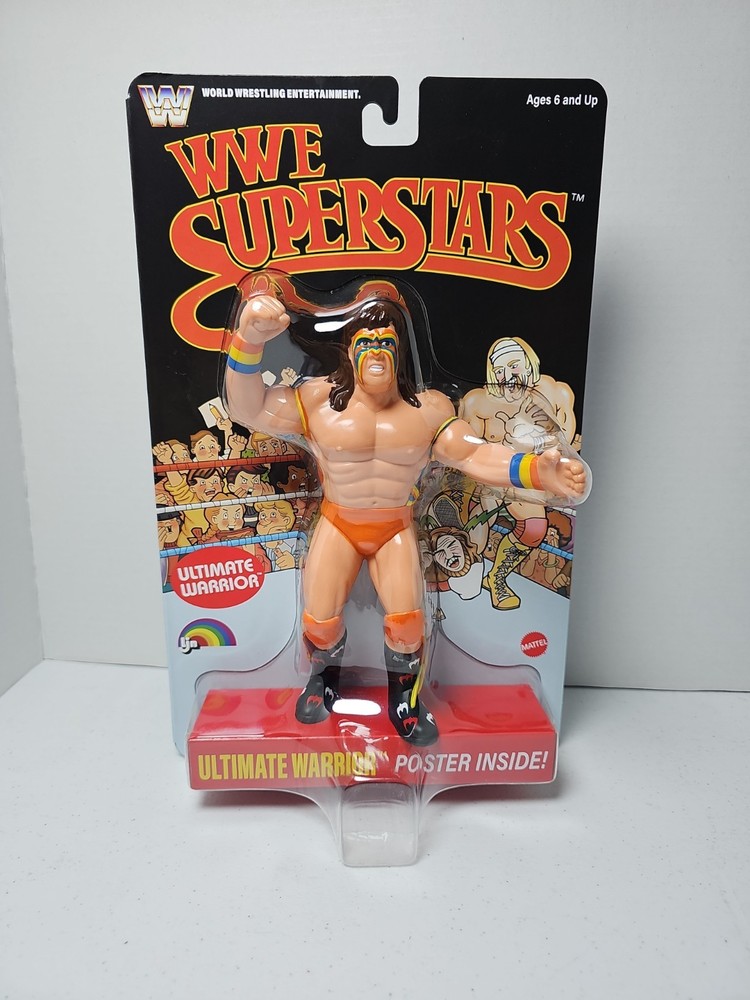 2026 WWE LJN Superstars ULTIMATE WARRIOR Chase BLACK CARD Rare Figure