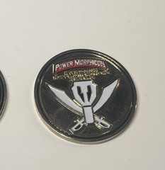 POWER RANGERS Morphicon 2014 Exclusive Challenge Coin Set Of TWO COINS