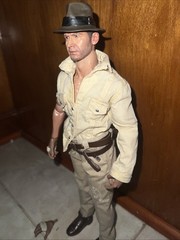 Indiana Jones Temple Of Doom Harrison Ford Figure 1/6 Scale 12” Custom