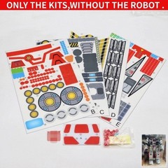PVC Plastic Sticker&Muzzle Upgrade Kit For W-resources M01 Steel Fortress