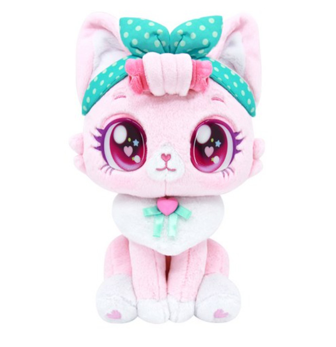 SAMG Entertainment Catch Teenieping Wishcat Pretty Cat Plush Doll 25cm Kid Toy