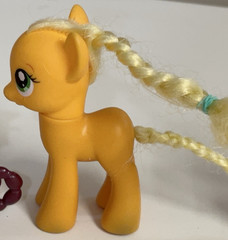 My Little Pony Figures Mix Lot of 14 Brushable Hair Various Sizes With Cart Gift