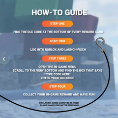 Common Fisch DLC Code Roblox Fisch Trading Card Digital Redemption X5 Ebay