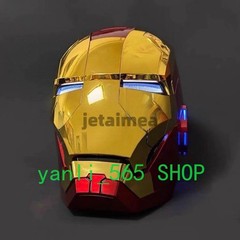 US! Iron Man Gold Mask Cosplay AUTOKING MK5 1:1 Helmet Wearable Voice-control