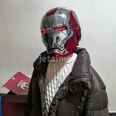 AUTOKING Iron Man MK5 Helmet 1:1 Voice-controlled Wearable Cosplay Props Gifts