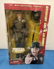 2001 Sideshow Toy Gunnery Sgt. R. Lee Ermey 12″ Figure NOS non-working USMC