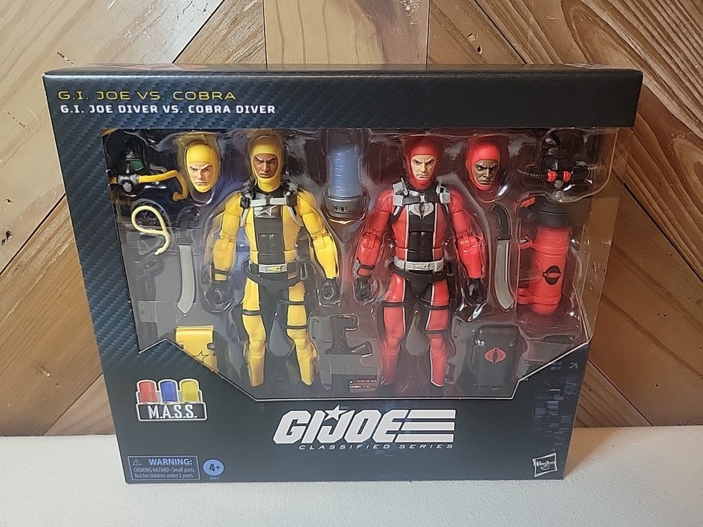 G.I. Joe Classified #169 MASS Diver Vs Cobra Divers 2 pack Target Exclusive New