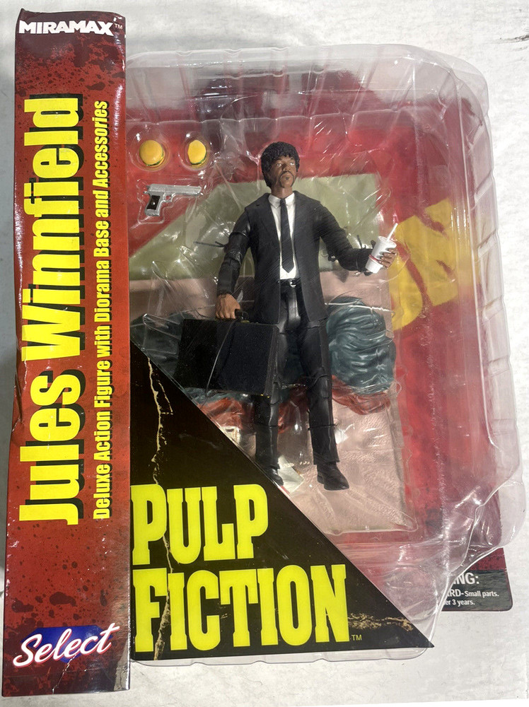 Diamond Select Pulp Fiction Jules Winnfield Deluxe Action Figure RARE