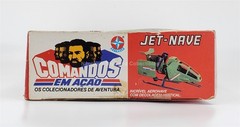 GI JOE COMANDOS EM ACAO JET-NAVE (SKY HAWK) 100% COMPLETE w/BOX BRAZIL ESTRELA