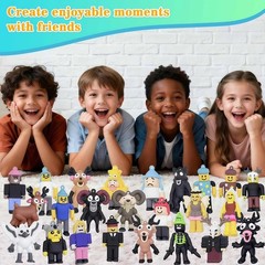 24PC 99 Nights in The Forest Action Figure Toys, 1.8-2.7 Inch Deer Monster Owl R