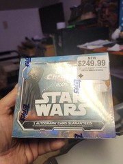 2025 Topps Chrome Star Wars Blaster box lot