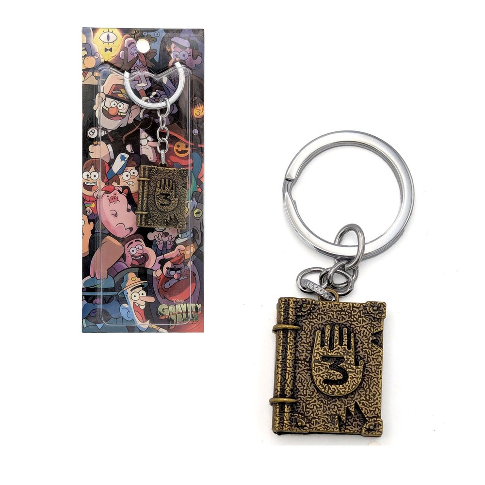 JOURNAL 3 Gravity Falls 1.5 in. Key Chain (Animation KeyChain Charm Pendant)