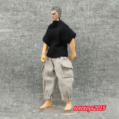 1:18 Casual Pants Trend Trousers Clothes Fit 3.75 ” Male Soldier Figure Body Toy