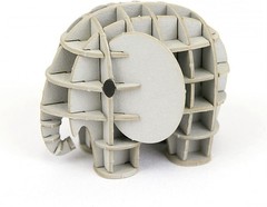 3D Paper Puzzle, Bruna Elephant, 36mm x 34mm x 43mm, 3D Art, Made in Japan