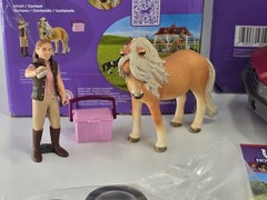 2 Lot Of Horse Club Trailer & Truck Playset with Horse & Rider Figurines + Extra