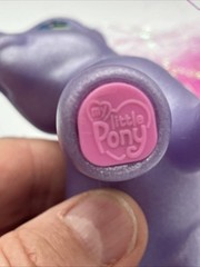 Vintage My Little Pony Petal Blossom G3 Purple Pony Super Long Tinsel Hair 2002