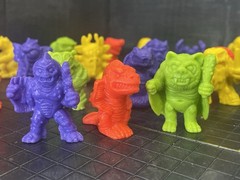 Bad eggz Bunch Authentic Original Hard Plastic lot Complete Set Of 24 Figures