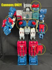 Cannon Kit for Titan Return Fortress/Grand Maximus ***Accessories Only
