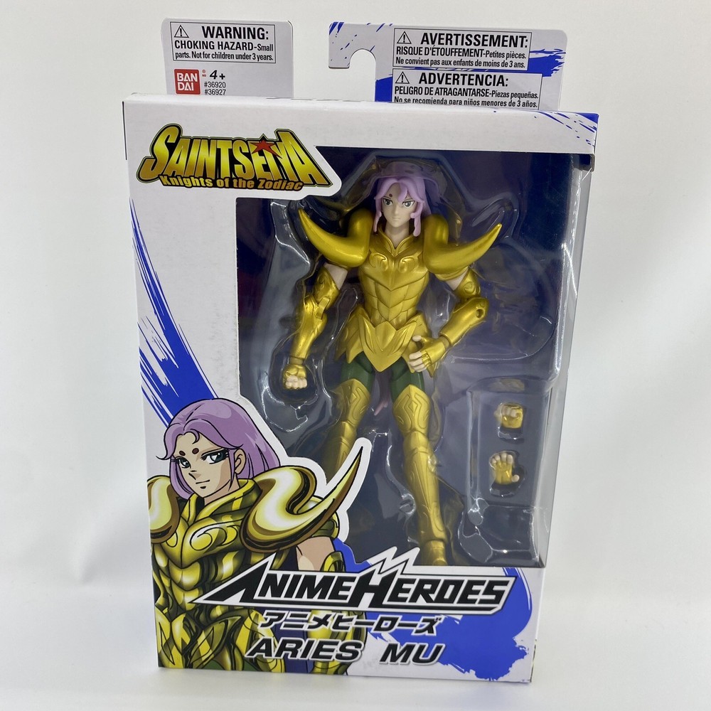 Saint Seiya: Knights of the Zodiac (Aries Mu) Anime Heroes Action Figure, BANDAI