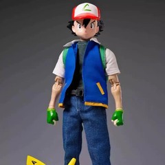 Joy Man Toys Ash Ketchum 1/12 Elf Series Action Figure Model Collection 6” 1/12